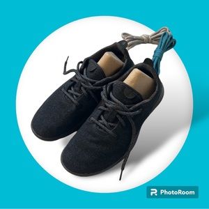 Allbirds Womens Wool Runners Mizzle Graphite (Black) + black sole Shoes size 9